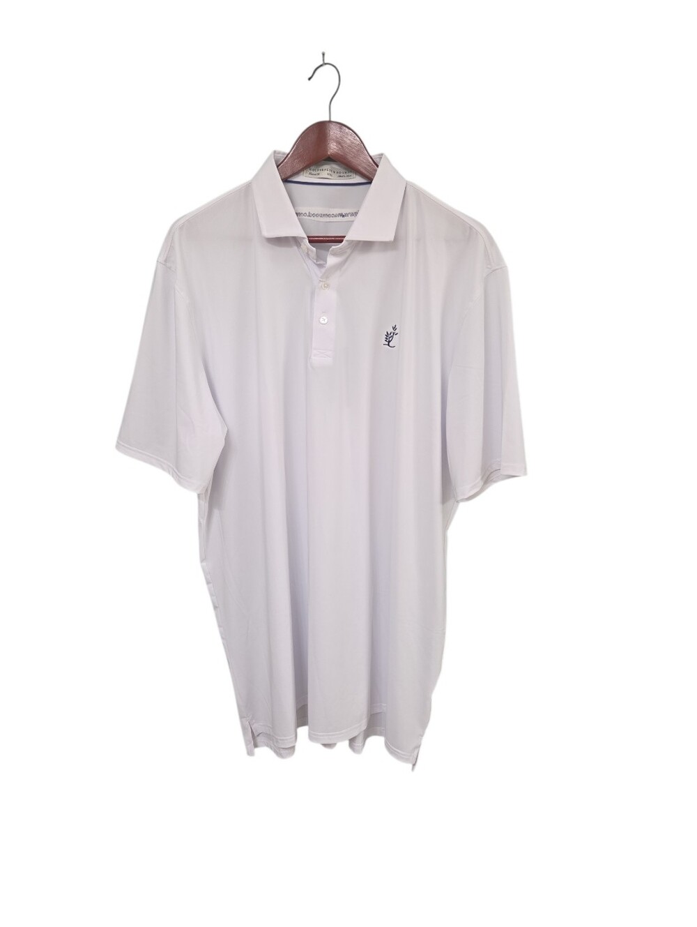 Holderness & Bourne The Anderson White‎ Polo With Company Logo Mens XXL New